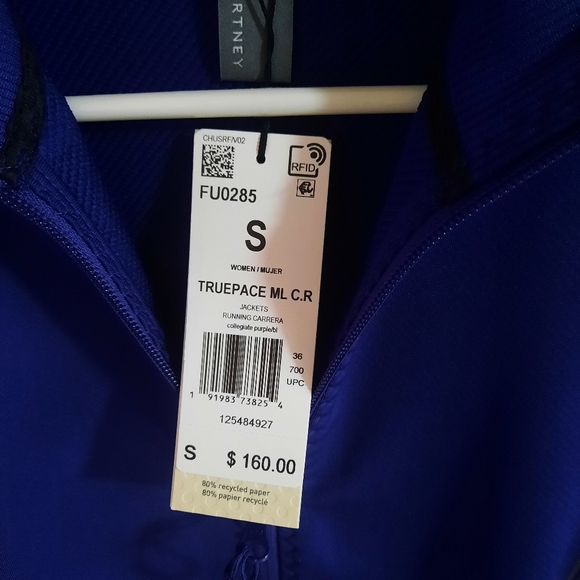 NWT Stella McCartney Adidas Running Jacket - Picture 4 of 7